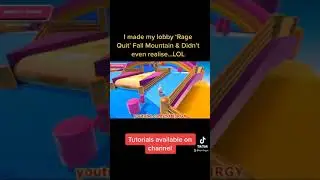 I Made My Lobby Rage Quit ► Fall Guys #Shorts