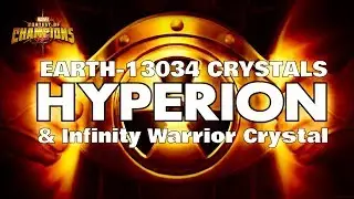 10X Earth-13034 Crystals (FGMC for Hyperion) + INFINITY WARRIOR CRYSTAL!!! - MCoC