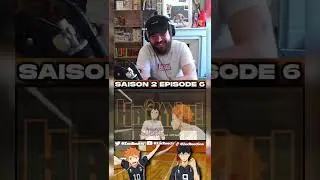 Extrait 4 | React Haikyuu ! @ZacReacts #anime #haikyuu  #shorts #reaction #manga