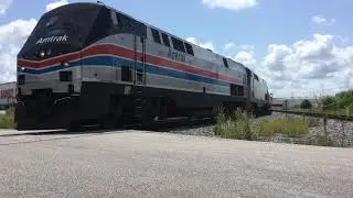 Amtrak Phase ll Heritage Unit leading the Silver Meteor
