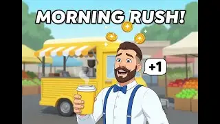 POV: Barista During The Morning Rush At Farmers Market