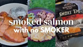 SMOKED SALMON WITHOUT A SMOKER // Cook with me in our RV ft. Smoke Ems