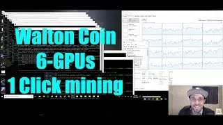 6 GPUs Auto Start Walton Coin!