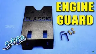 How to install engine guard in royal enfield | Bullet engine safety guards | #xtremz