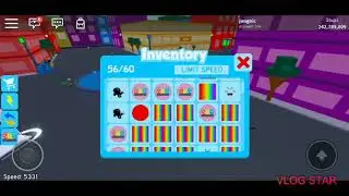 Roblox  Speed City * Update 9 * New Crate + Give away * Rainbow trails *