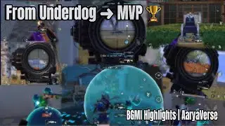 BGMI Highlights 🔥 | 4 Back-to-Back Insane Matches | Pro Gameplay Montage | AaryaVerse