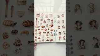 Reusable sticker book under ₹100 🤩| Journal stickers arranging | @artsyfenaa | Malayalam