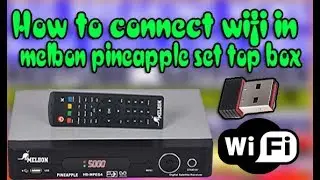 how to connect wifi in melbon pineapple set top box