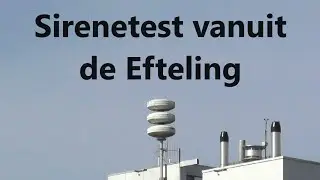 Sirenetest Nederland vanuit de Efteling! | 06-05-2024