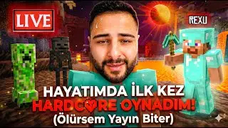 MINECRAFT HARDCORE&rsquo;A İLK KEZ GİRDİM (&Ouml;L&Uuml;RSEM YAYIN BİTER)