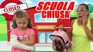 PRIMO GIORNO DI SCUOLA FINITO MALE PER NOEMI COL BRACCIO ROTTO #cavalerifamily