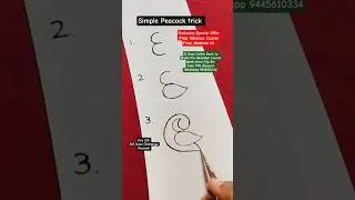 Day 313 Simple Peacock trick mehndi || Henna tutorial for beginners #shorts #trending #mehndi #henna