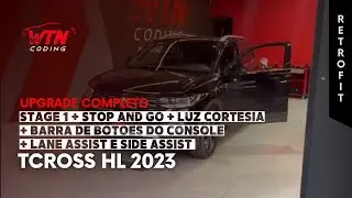 T-Cross HL 2023 &ndash; Stage 1 + Lane Assist + Stop and Go + Side Assist 🚘✨