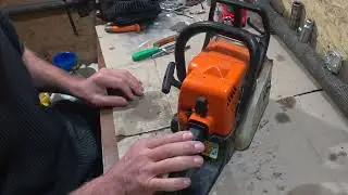 ПРОДУВКА САПУНА НА БЕНЗОПИЛІ STIHL 180