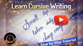 Cursive Writing Practice ✍️ | Improve Your Handwriting Step by Step @BeautifulCalligraphy66