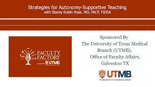 Strategies for Autonomy-Supportive Teaching