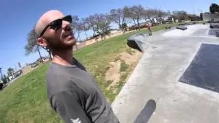 Cooper Wilt skates South Park in Gardena, CA