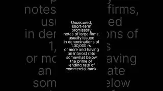 Commercial paper | #education #knowledge #meaning #words #commerce