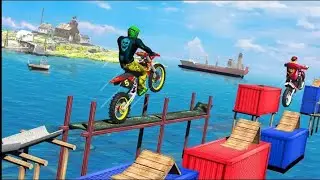 Only Stunt Bike Master will accept the task in this tricky motorcycle game@TAHIRTKMALLGAMING