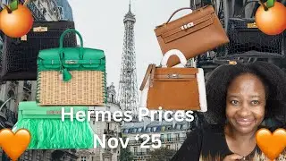 Hermes Bag Prices November 2025~Mini Kelly II, Kelly Pochette || Haya Glamazon (EUR/GBP/USD)