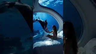 Sleeping with Sharks? 🦈 The $50k Underwater Room ✨