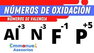 Calcular el NÚMERO DE OXIDACIÓN. Ejercicios Resueltos Paso a Paso! #quimica #emmanuelasesorias