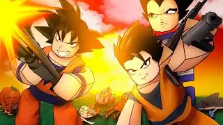 DBZ Voice Actors FIGHT of the BRAINROTS in ROBLOX #dragoball #roblox #brainrot