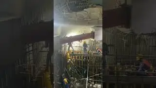 Retaining Wall Casting.#shortvideo #construction