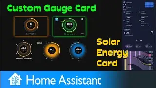 Home Assistant dodatki. Custom Gauge Card. Solar Card - Solar Energy Card