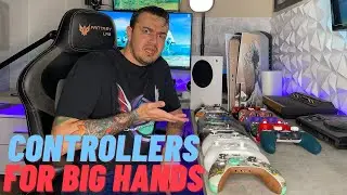 Контроллеры Xbox и PlayStation для больших рук