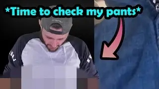 SSundee FIDDLES with his PANTS ZIPPER Live While RECORDING a VIDEO!