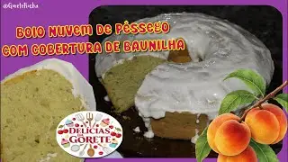 BOLO NUVEM DE P&Ecirc;SSEGO: Fof&iacute;ssimo, Leve e Derrete na Boca ☁️🍑