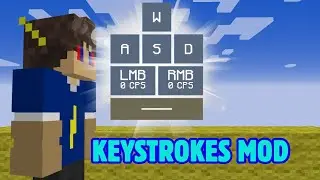 Joguei BEDWARS com KeyStrokes mod!!!!!!!