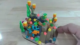 LEGO Limited Edition 40783 Coral Reef Diorama Build