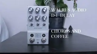 Best delay of 2020?? Walrus Audio Mako Series D1 Delay // Chords and Coffee Ep.1 //