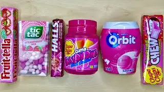 Some Lot's Of Tic Tac Chupa Chups Orbit Fruit-tella | Sweet Unpacking | ASMRfood | Satisfying Video