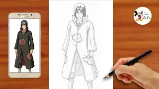 How to Draw Itachi Uchiha full body || Easy Anime Drawing || Naruto Art -Toturial