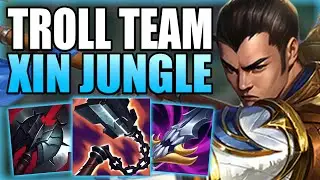 HOW TO CARRY WITH XIN ZHAO JUNGLE WHEN TEAM STARTS TROLLING! - Best Build/Runes League of Legends