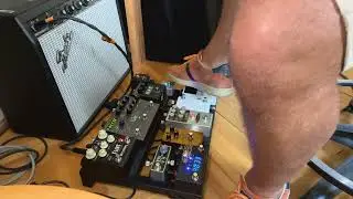 Freeze with Strymon Timeline and a switch through DMC-3XL