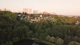 [DRONE VIEW] Голосеевский парк имени Максима Рыльского, Украина, Киев