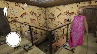 Pink Granny in cheese cake in Granny 🤤 1 Ep.04 #granny #horror #games #gaming