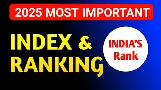 INDEX AND RANKINGS 2025 | REVISON CLASS | VEERESH HIREMATH | STUDY ZONE