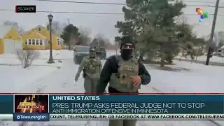 U.S. | Pres. Trump asks not to stop anti-immigration offensive in Minnesota