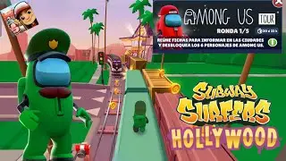 🎬 Subway Surfers Hollywood 2024 | New Among Us Guard Skin & Map Tour