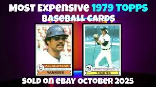 1979 Topps Most Expensive eBay Sales Baseball Cards - October 2025