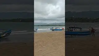 Push the Boat on the West Coast of Pangandaran