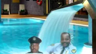 Officer Ed Powell and 'Captain' Johnson Call the Spa
