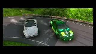 mazda mx5 vs toyota 86 battling on yabitsu