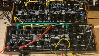 2 Behringer Kobol Expander sidebyside  Mono-Synth Droneing