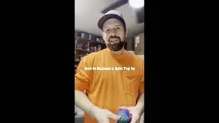 Balancing a Spin Top in the palm of your hand!